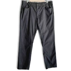 REACTION Kenneth Cole Chino Regular Fit Pants Grey Men's Sz 38